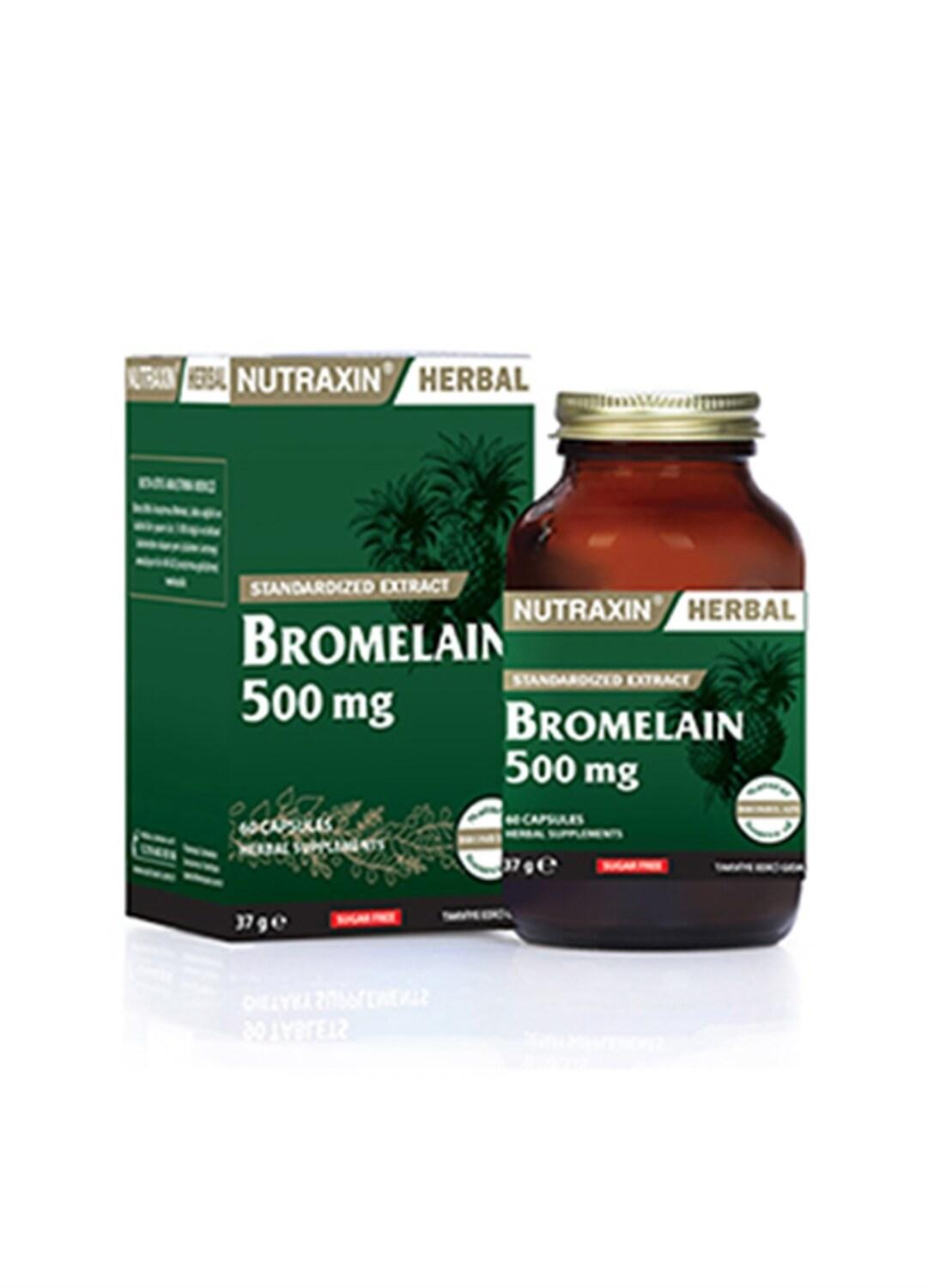 Nutraxin Bromelain 500 mg - Dietary Supplement | 60 Capsules