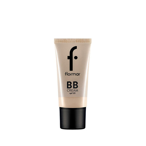 Flormar Creamy Texture SPF20 BB Cream 002 Fair/Light - Natural Finish, Lightweight BB Cream with SPF 20