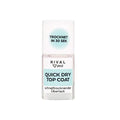 Rival Loves Me Quick Dry Gel Nail Polish Top Coat: Long Lasting, Chip-Free Shine, Fast Drying - Professional Manicure Finish at Home