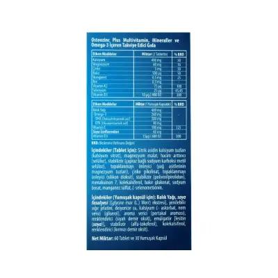Evdeeczane Osteozinc Plus - 30 Softgels & 60 Tablets