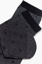 TheRanok.com Shimmering Socks Conte Fantasy - "Hearts" Designs — fabric or material detail