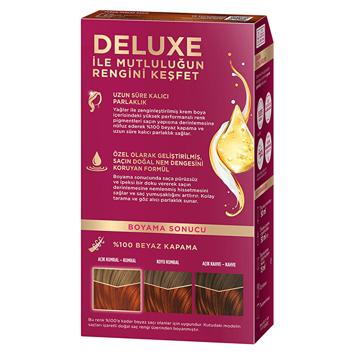 Palette Deluxe Intense Copper Hair Dye 7-77 - Long-Lasting, Nourishing Hair Color