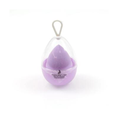 Nascita - Lila Makeup Sponge with Case, Compact Travel Beauty Blender for Flawless Makeup Application