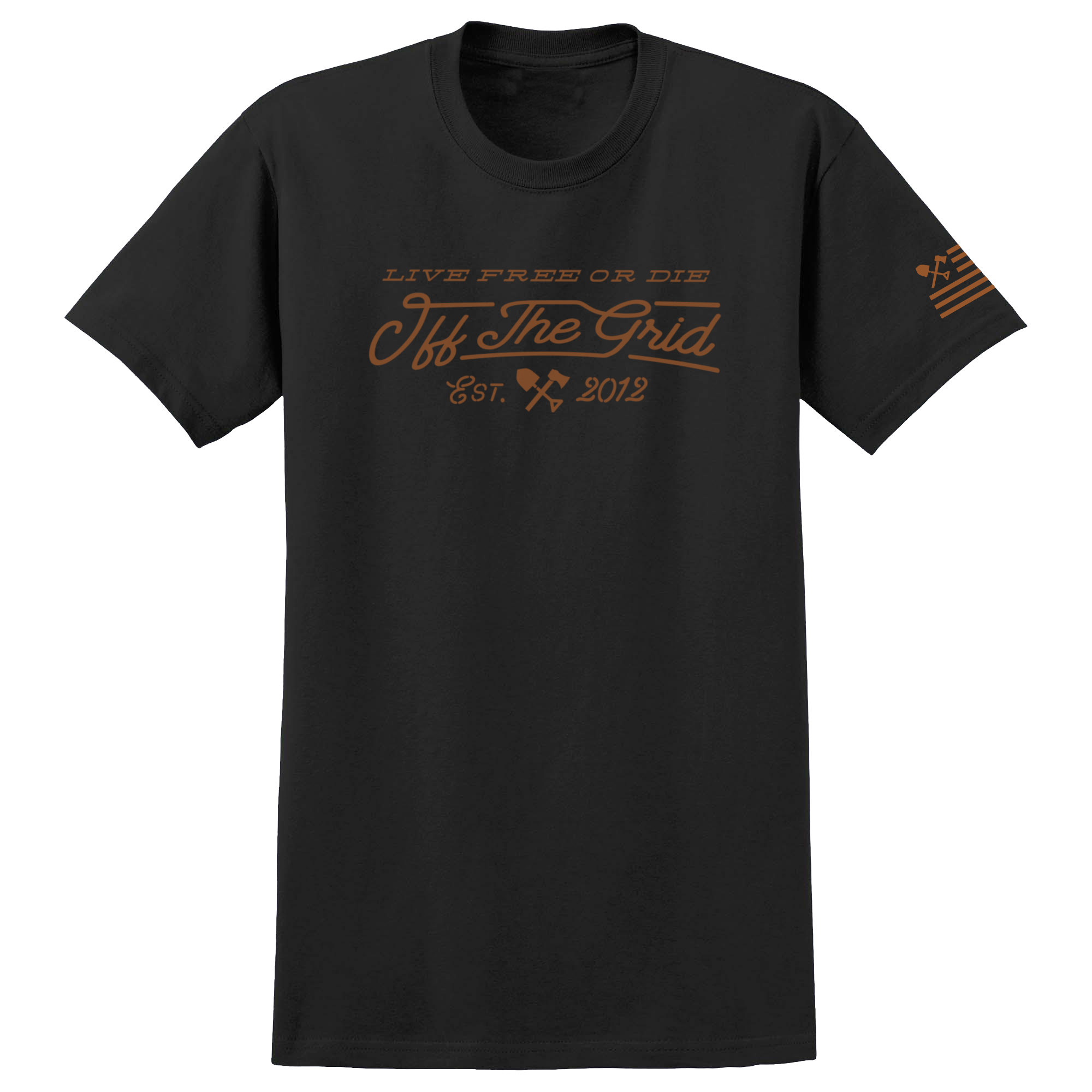 Off The Grid Surplus A Train Tee Shirt — side view