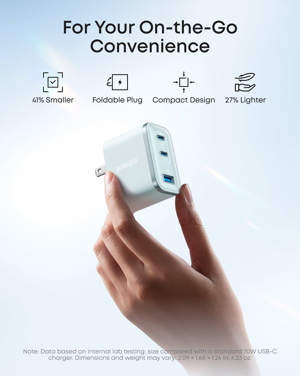 Anker Nano Charger (70W, 3 Ports), view 15