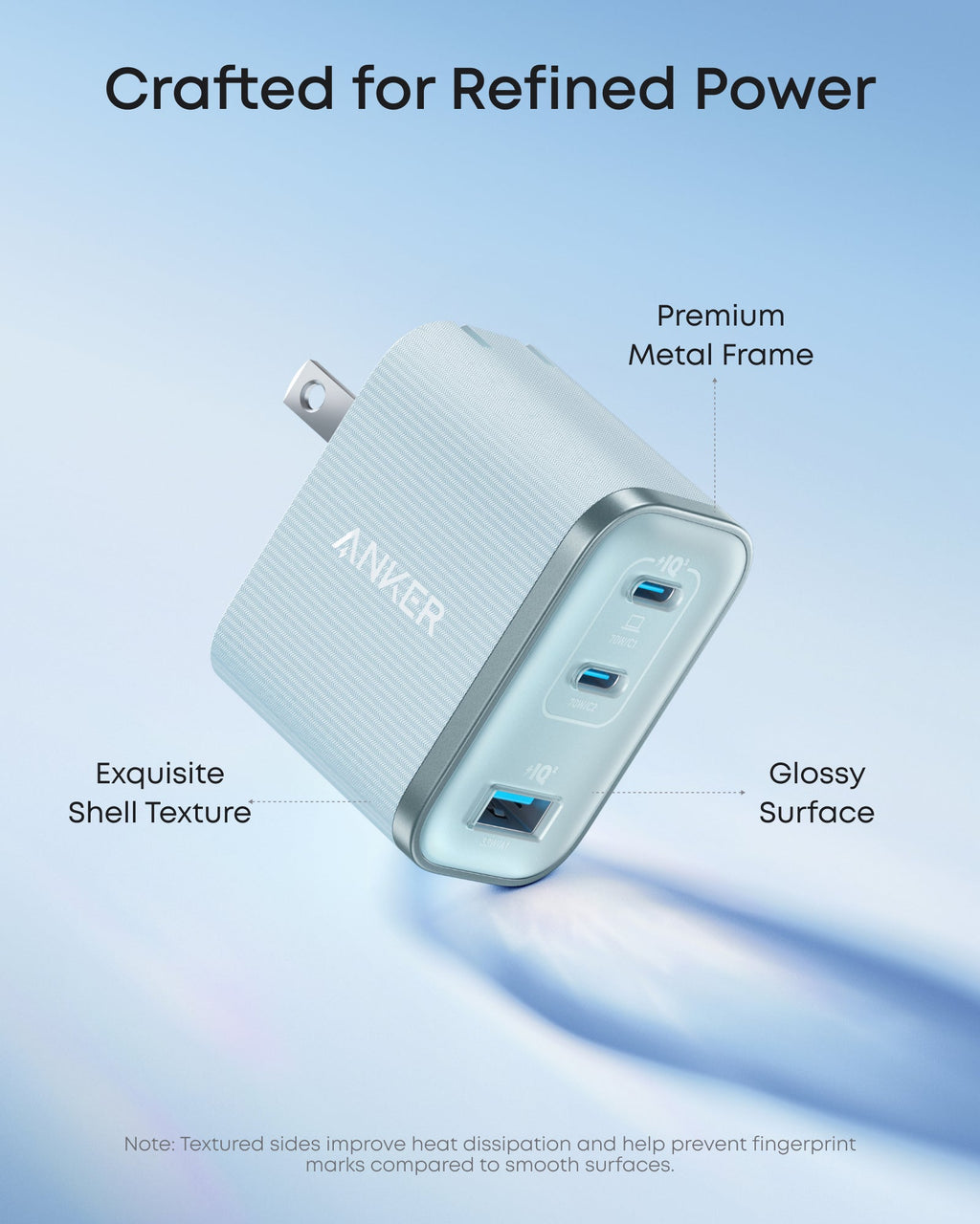 Anker Nano Charger (70W, 3 Ports), view 17