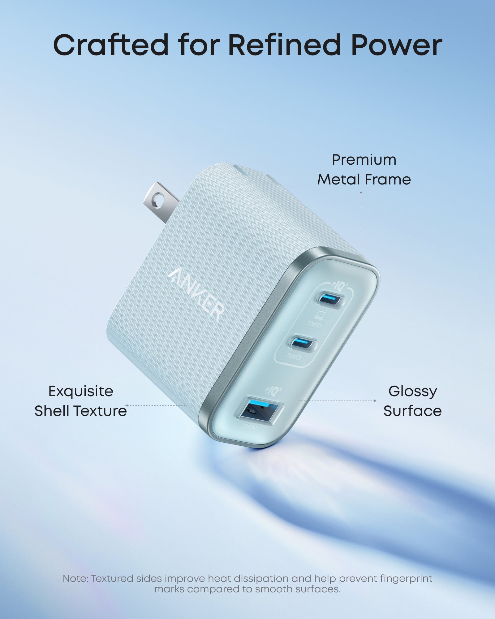 Anker Nano Charger (70W, 3 Ports), view 17