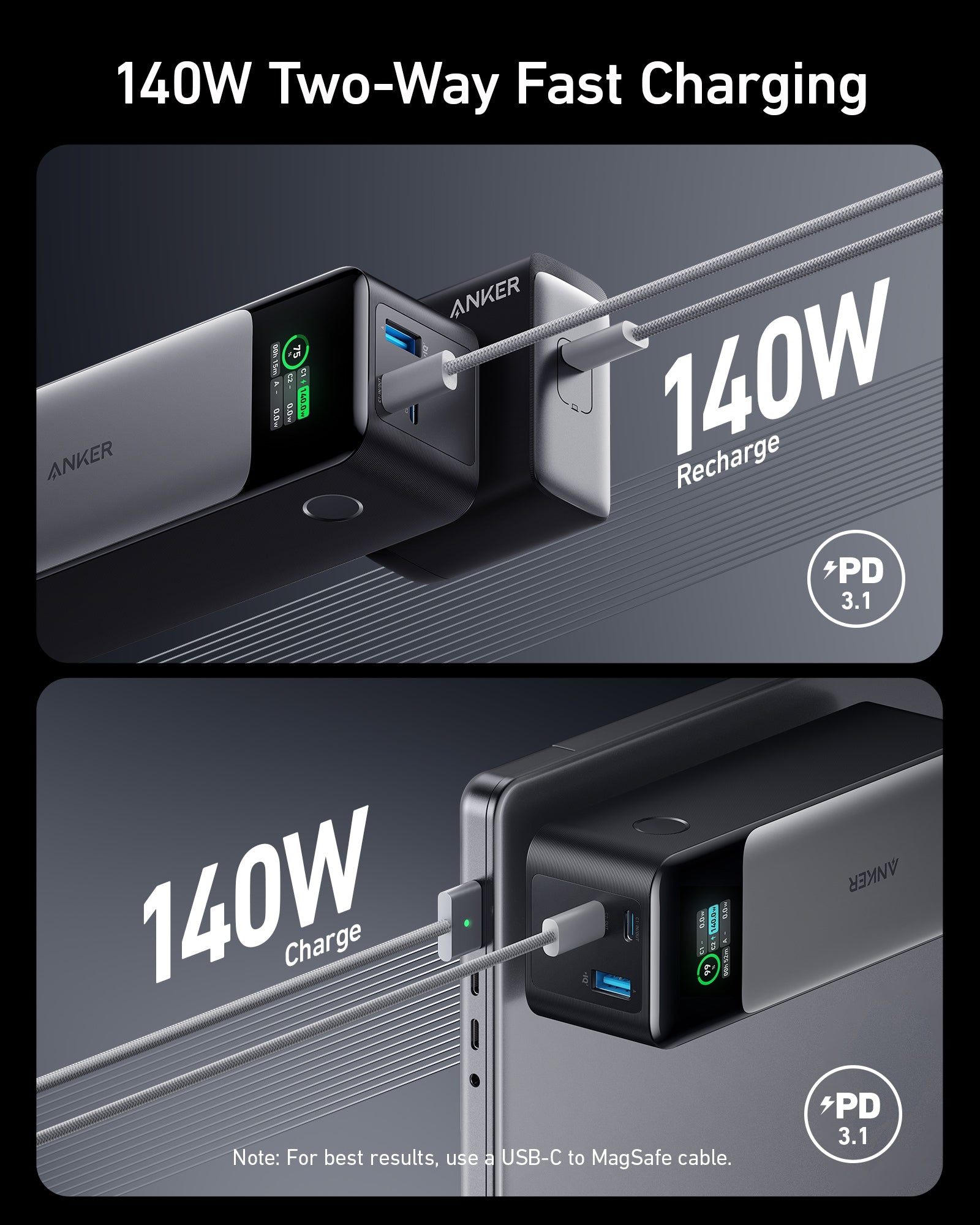 Anker 737 Power Bank (PowerCore 24K), view 2