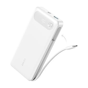 Anker Power Bank (20K, 87W, Built-In USB-C Cable), view 8