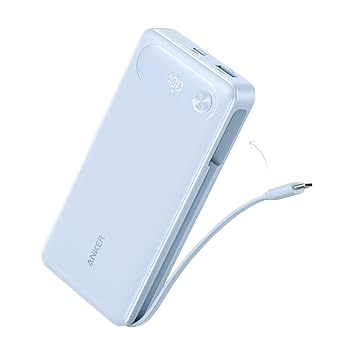 Anker Power Bank (20K, 87W, Built-In USB-C Cable), view 15