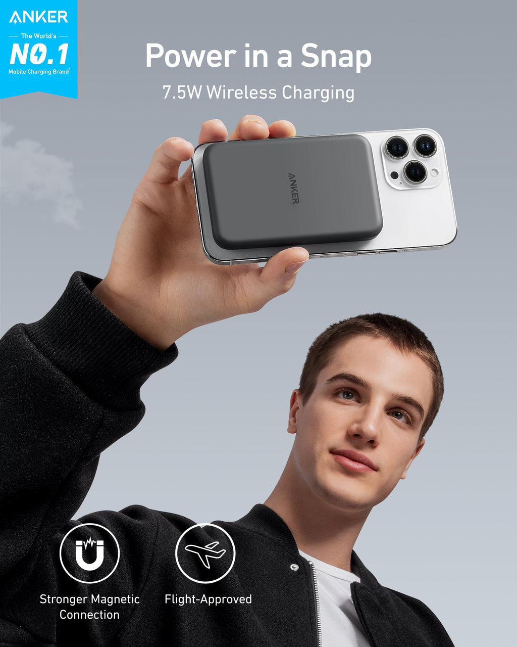 Anker <b>621</b> Magnetic Battery (MagGo), view 2