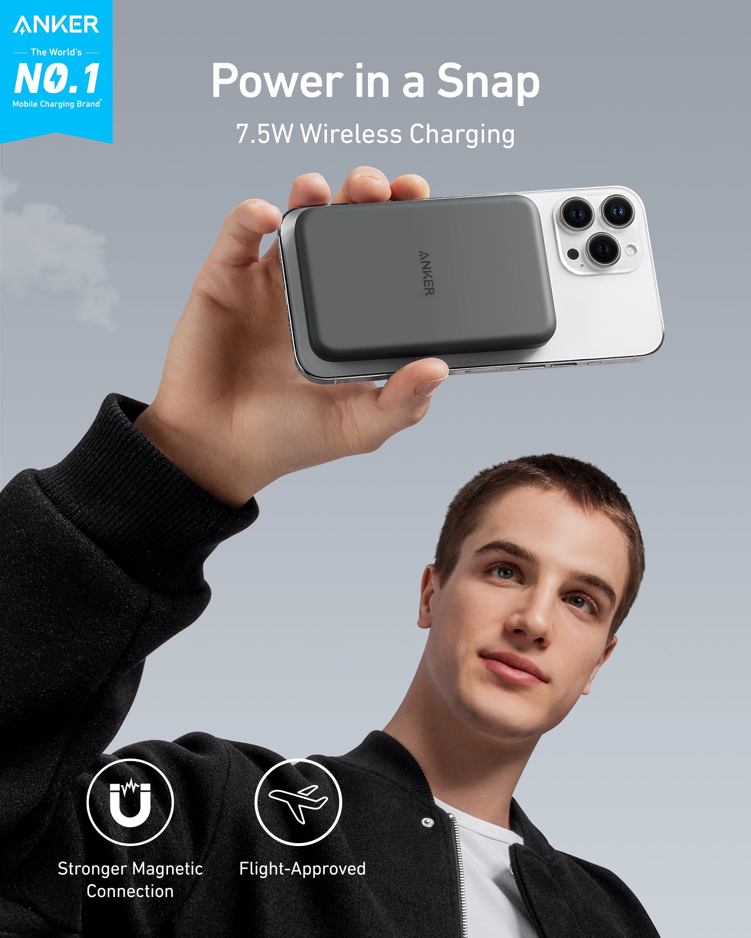 Anker <b>621</b> Magnetic Battery (MagGo), view 2