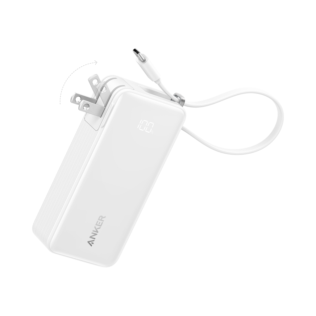 Anker Power Bank (10K, Fusion, Built-In Cable), view 7