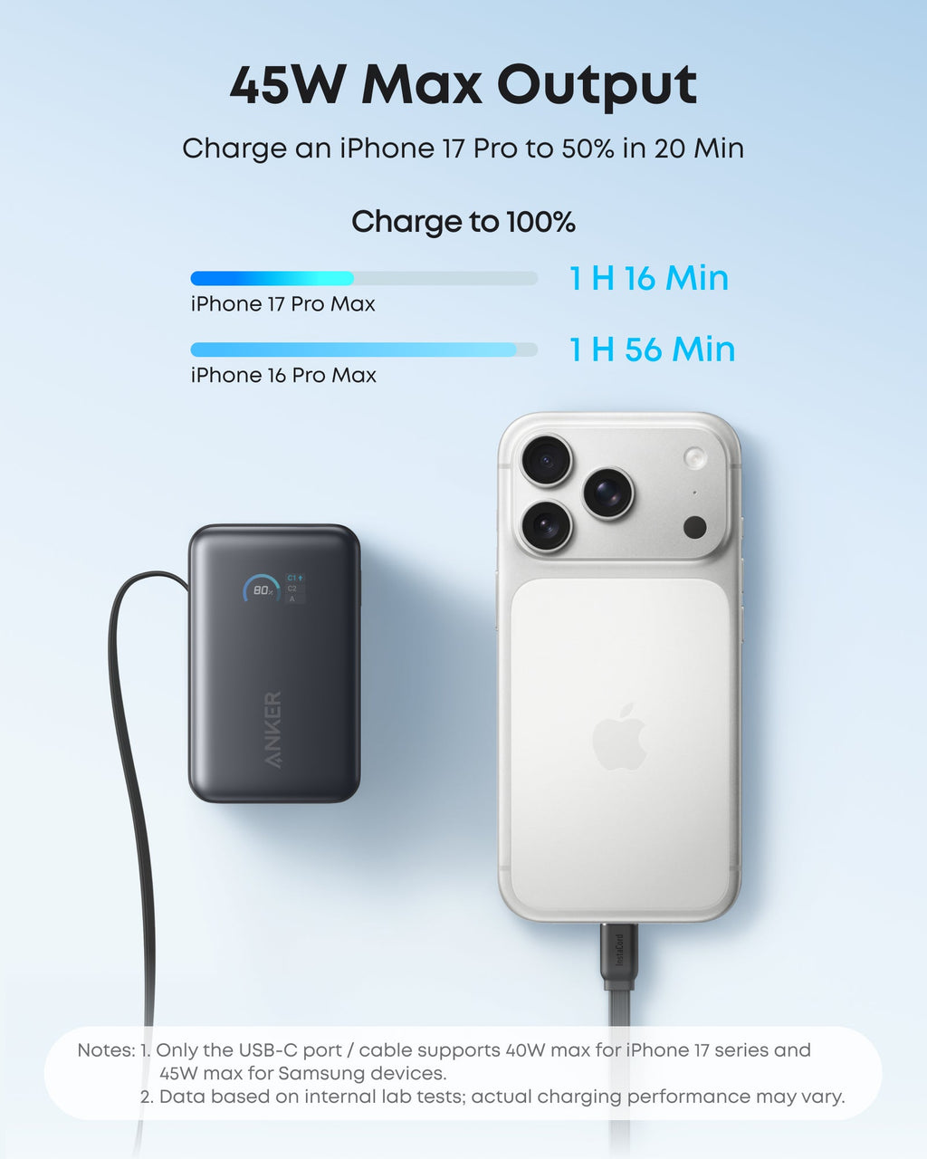 Anker Nano Power Bank (10K, 45W, Built-In Retractable USB-C Cable), view 10