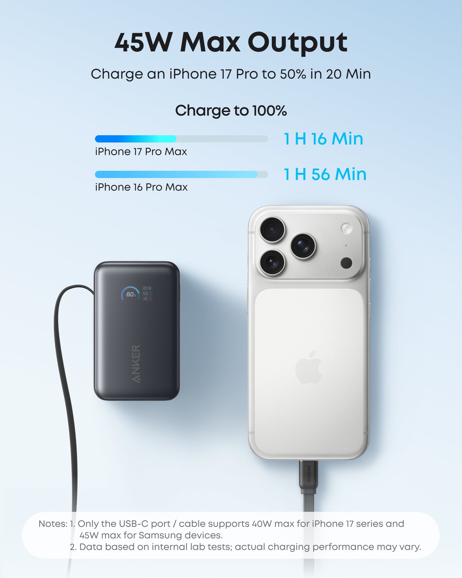 Anker Nano Power Bank (10K, 45W, Built-In Retractable USB-C Cable), view 10