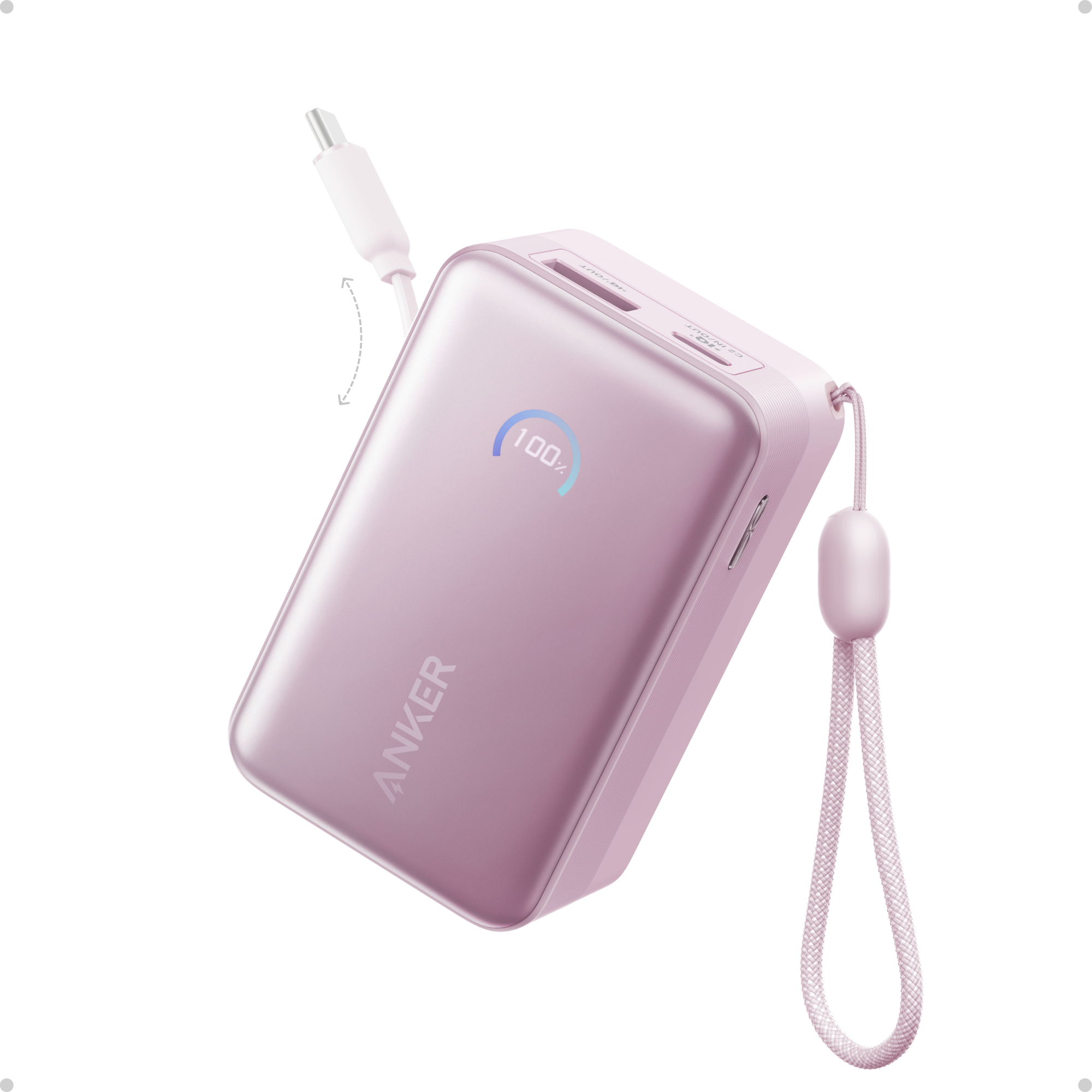 Anker Nano Power Bank (10K, 45W, Built-In Retractable USB-C Cable), view 22
