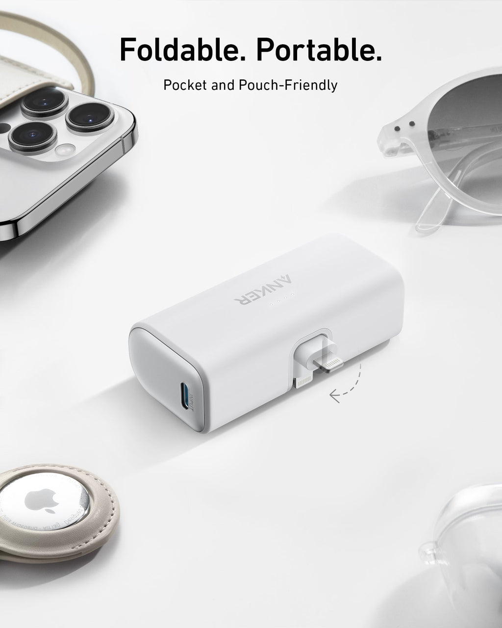 Anker Nano Power Bank (12W, Built-In Lightning Connector), view 9