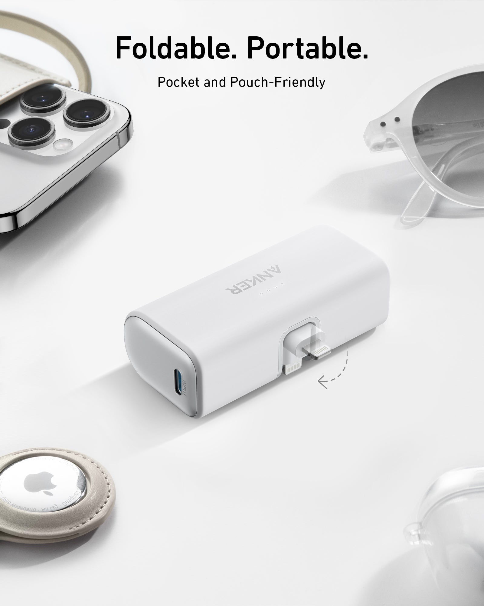 Anker Nano Power Bank (12W, Built-In Lightning Connector), view 9