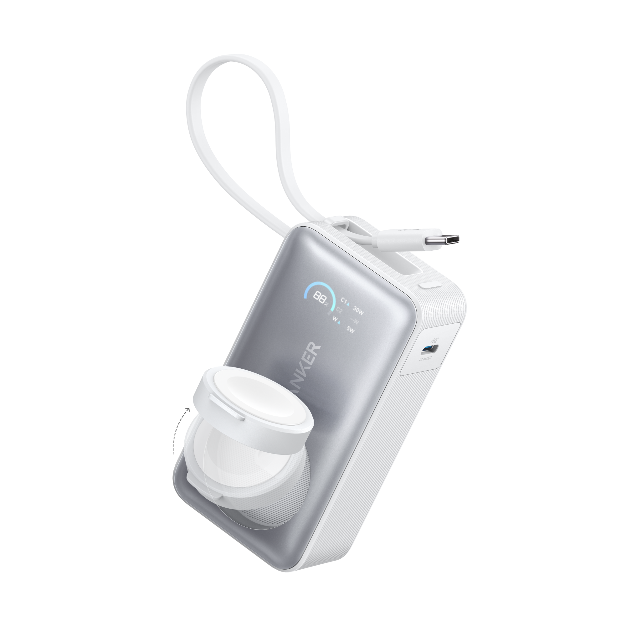 Anker MagGo Power Bank (10K, 35W, For Apple Watch), view 7