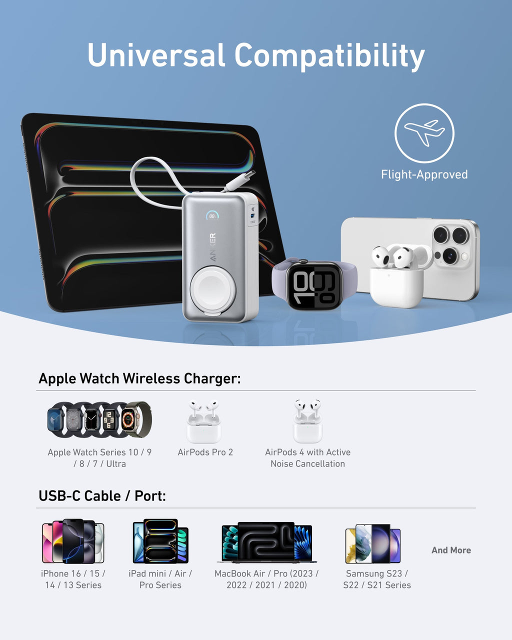 Anker MagGo Power Bank (10K, 35W, For Apple Watch), view 12