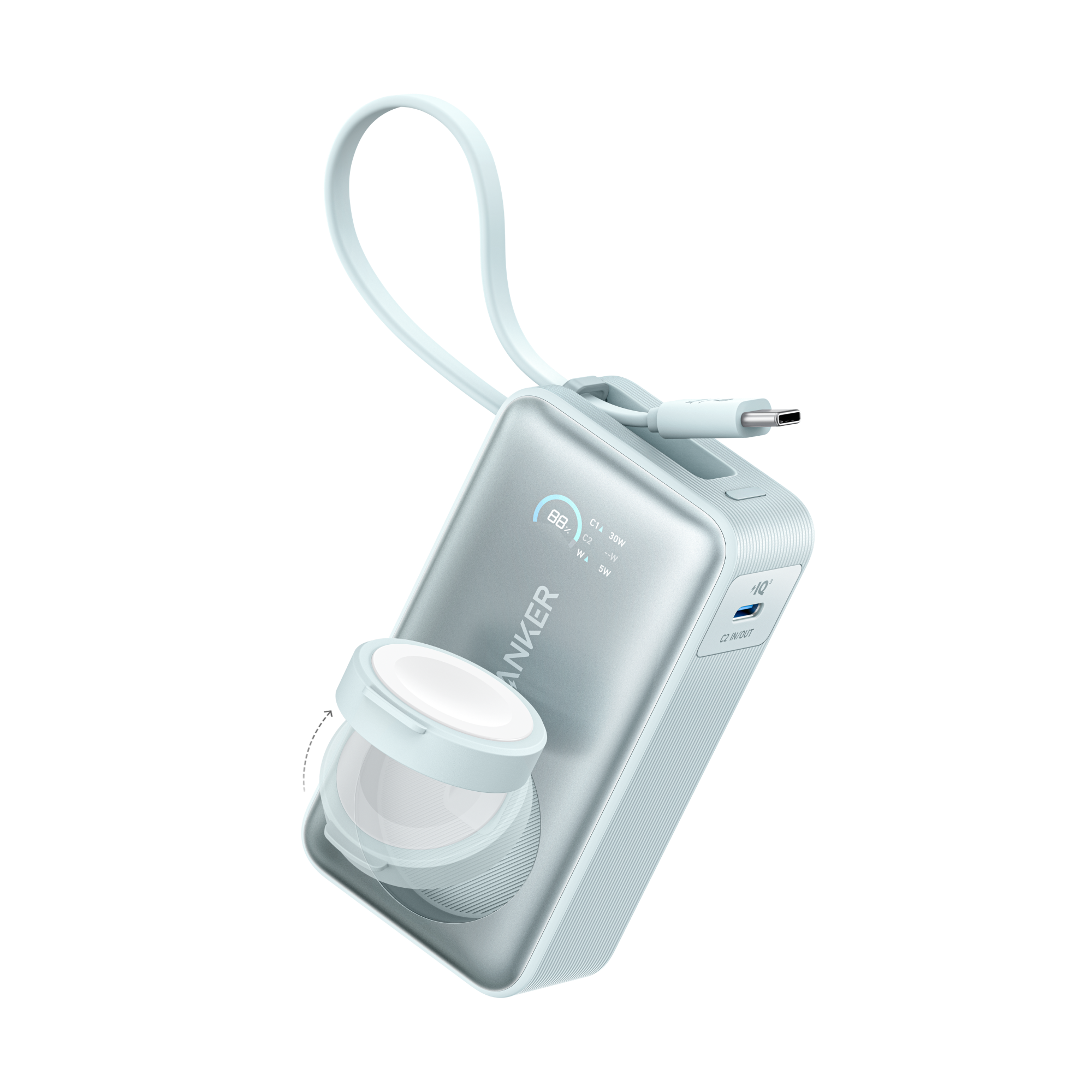 Anker MagGo Power Bank (10K, 35W, For Apple Watch), view 19