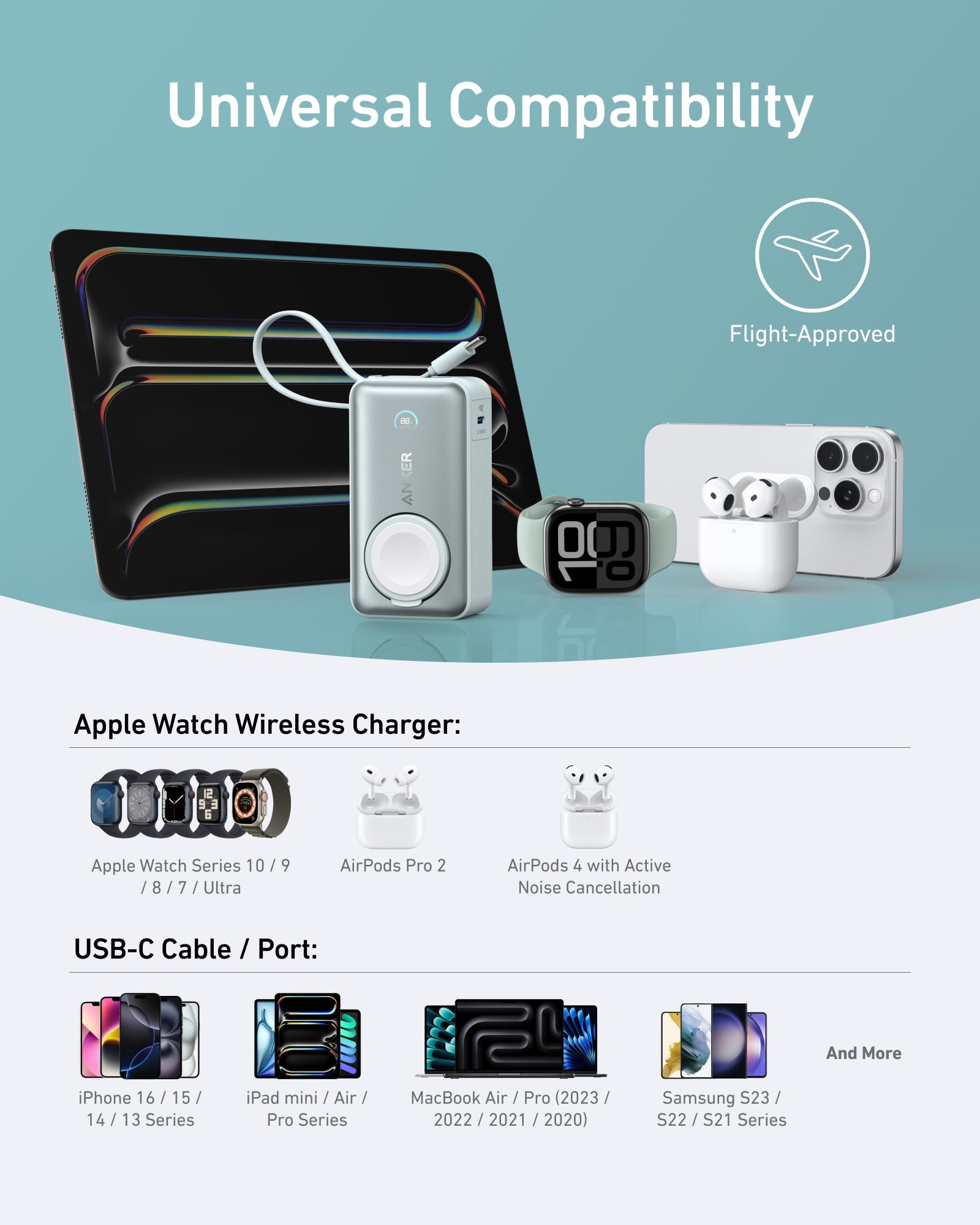 Anker MagGo Power Bank (10K, 35W, For Apple Watch), view 24