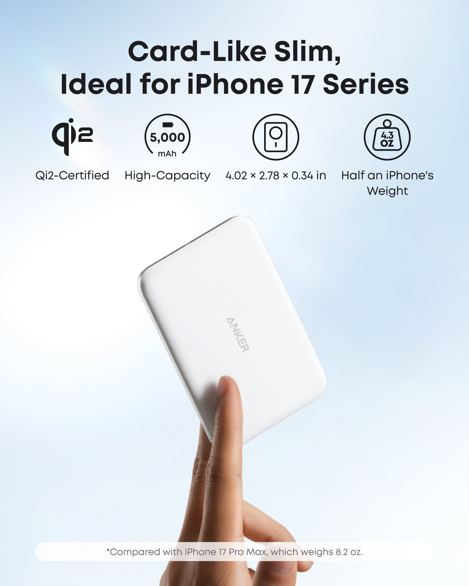 Anker Nano Power Bank (5K, MagGo, Slim), view 9