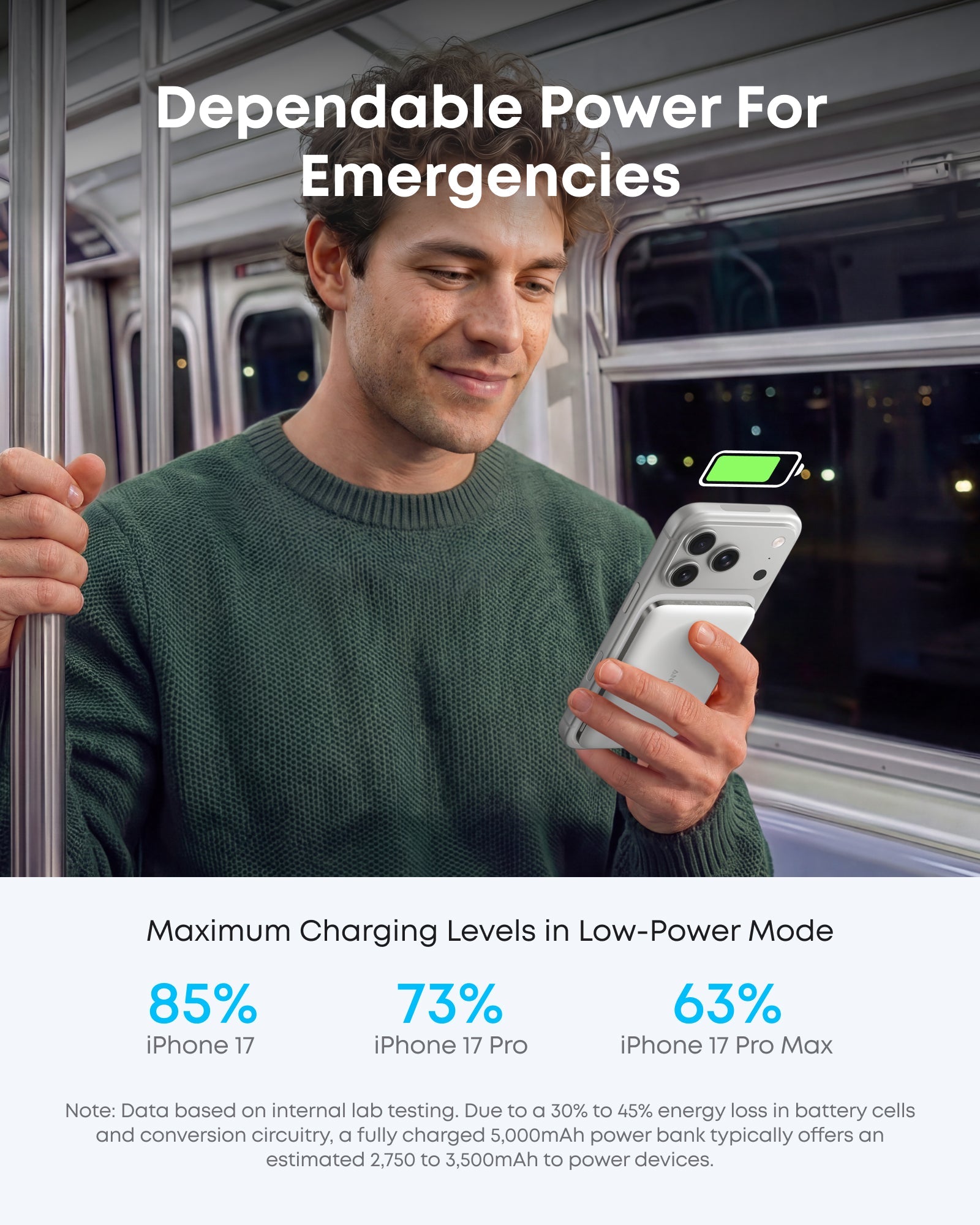 Anker Nano Power Bank (5K, MagGo, Slim), view 12