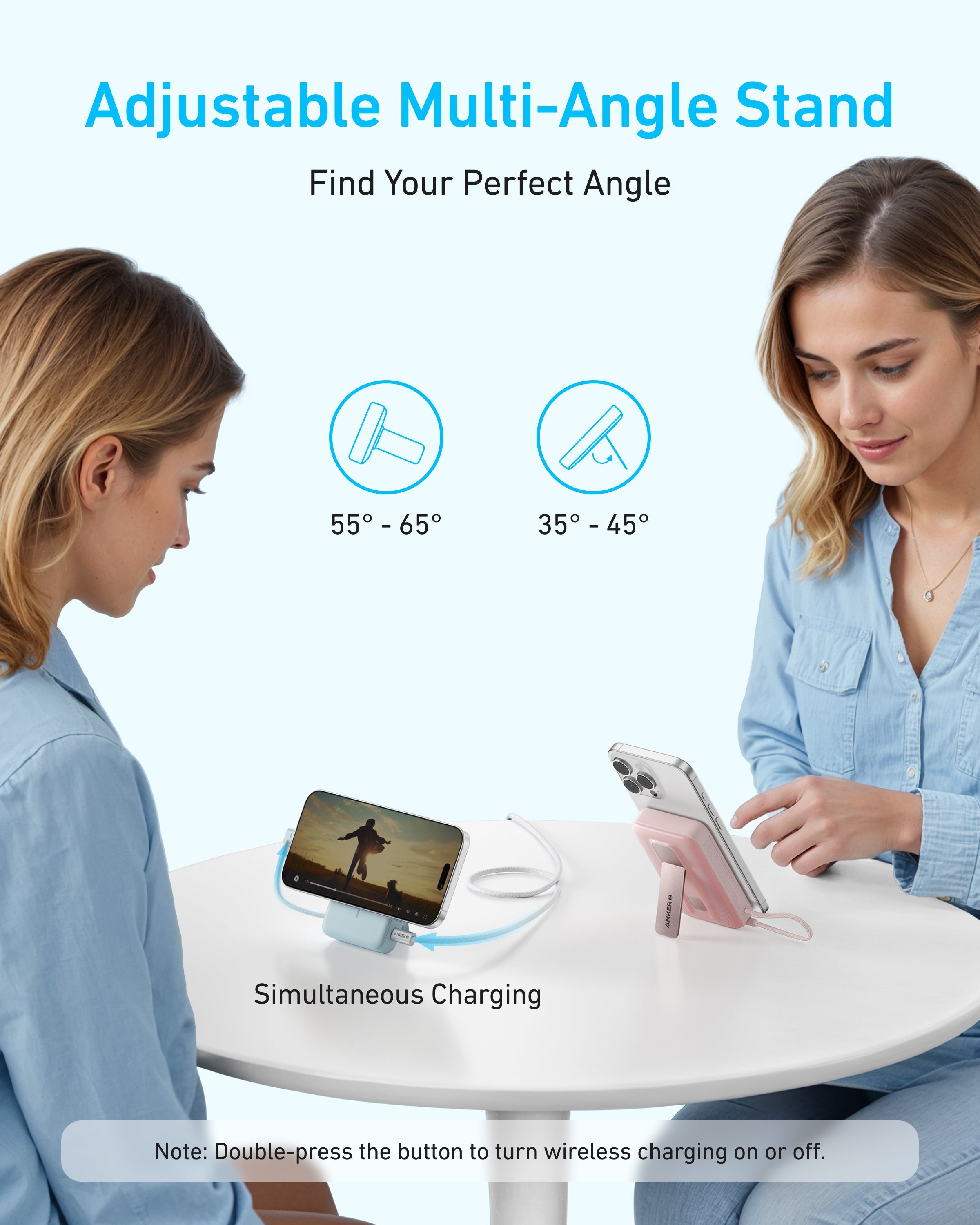 Anker Zolo Magnetic Power Bank (10K, 30W, Built-in USB-C Cable), view 4