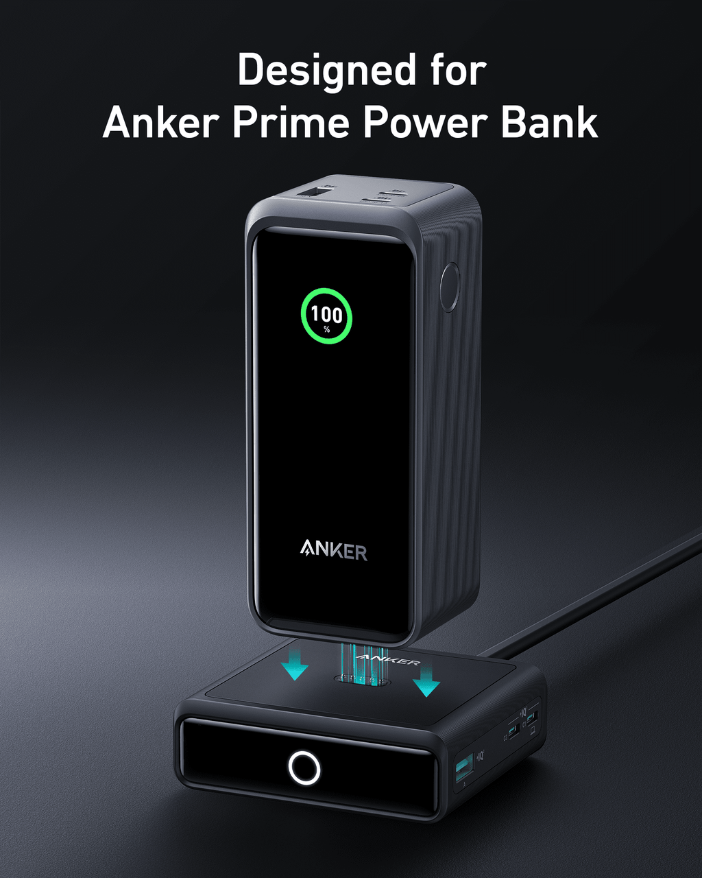 Anker 100W Charging Base for Anker Prime Power Bank, view 2