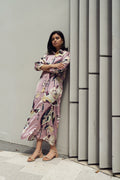 FLORAL SHIRT DRESS