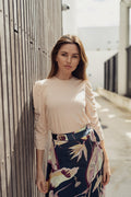profile-nyc MODAL RUCHED T SHIRT — main product shot