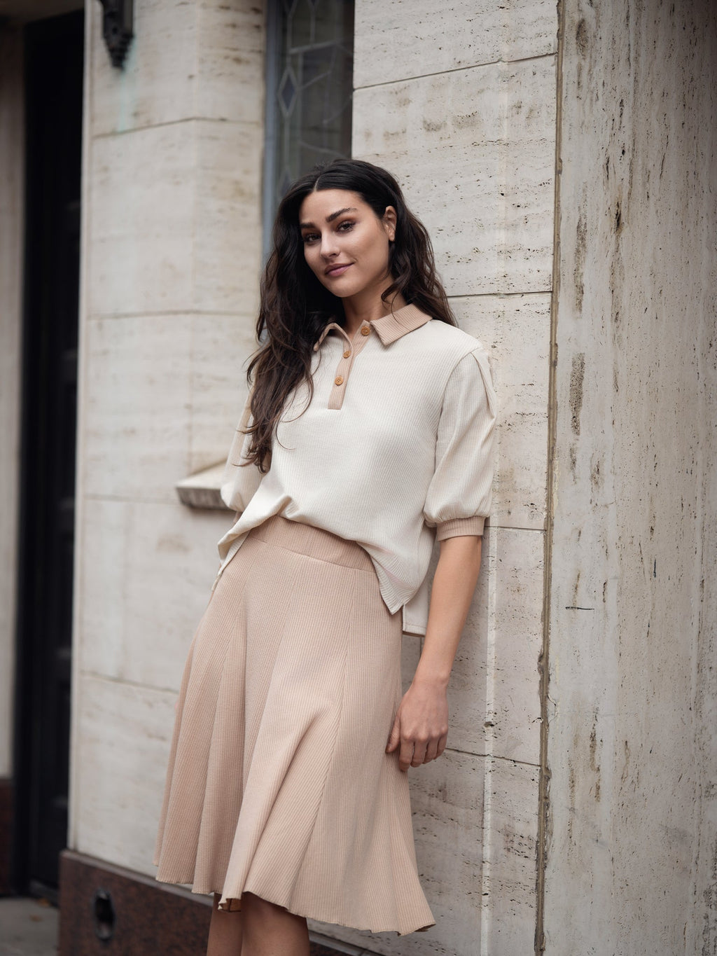 profile-nyc FLOWY SEAM SKIRT — main product shot