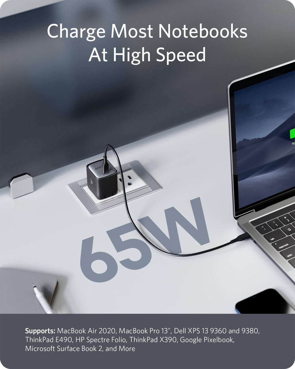 Anker <b>715</b> Charger (Nano II 65W), view 3
