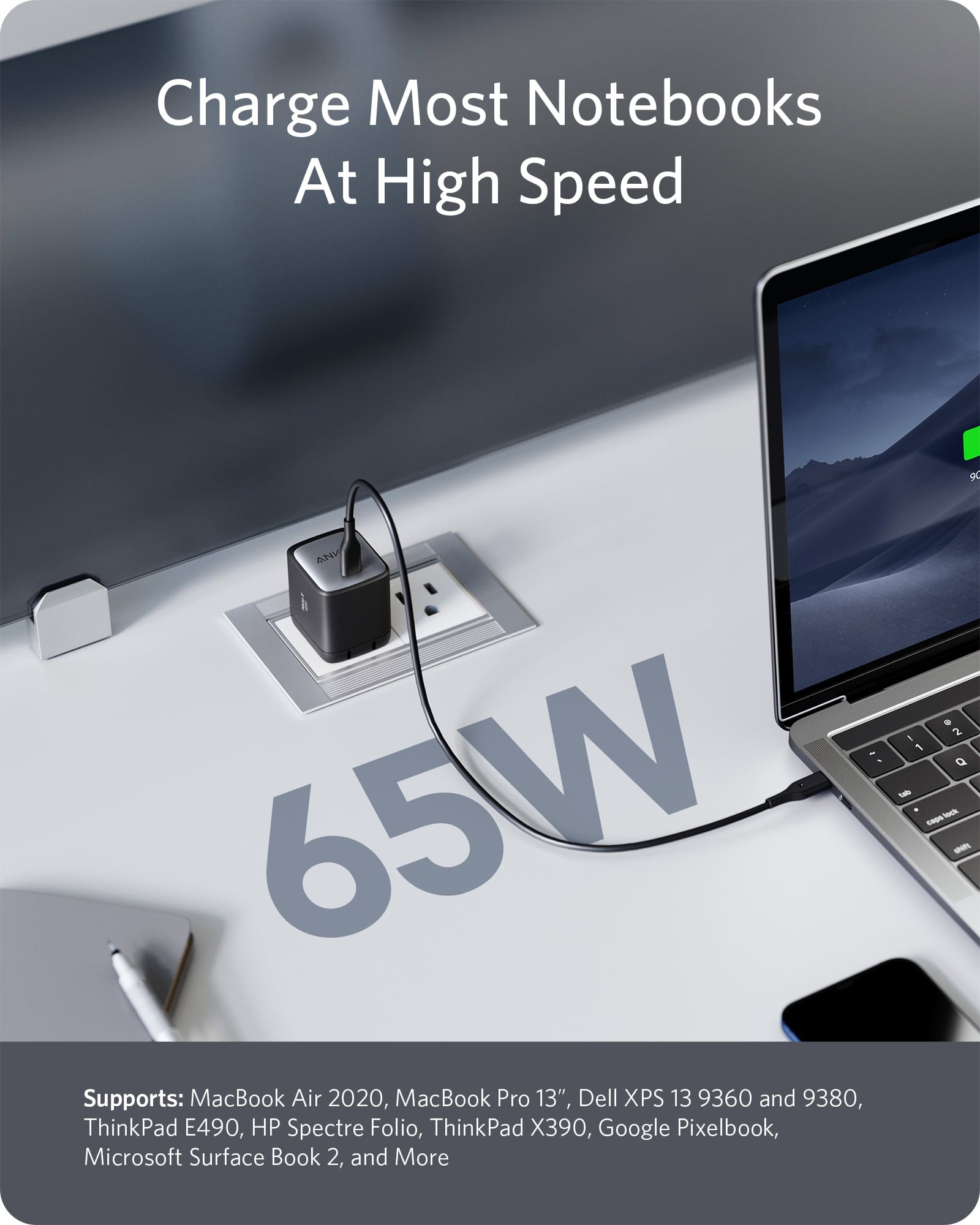 Anker <b>715</b> Charger (Nano II 65W), view 3