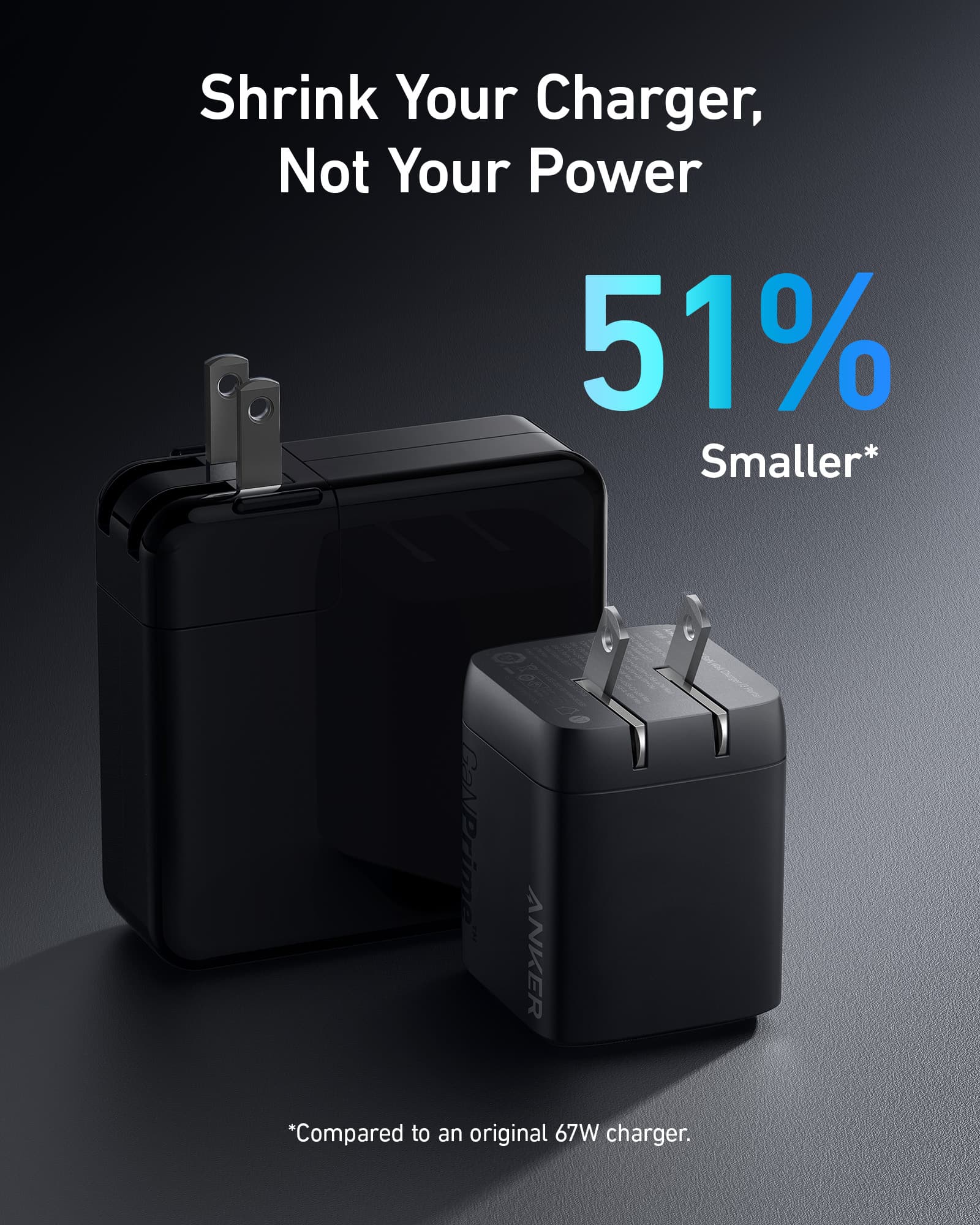 Anker Prime 67W GaN Wall Charger (3 Ports), view 4