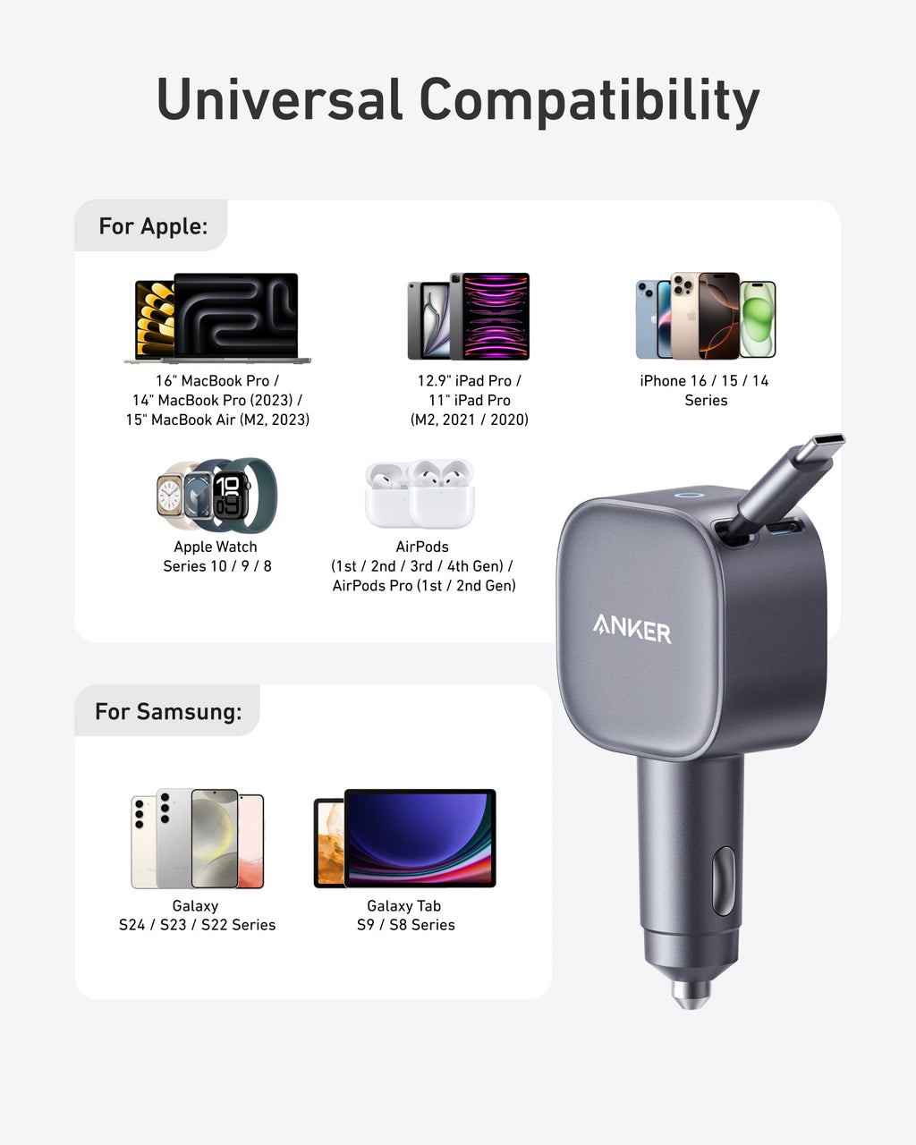 Anker Nano 75W Car Charger, view 6