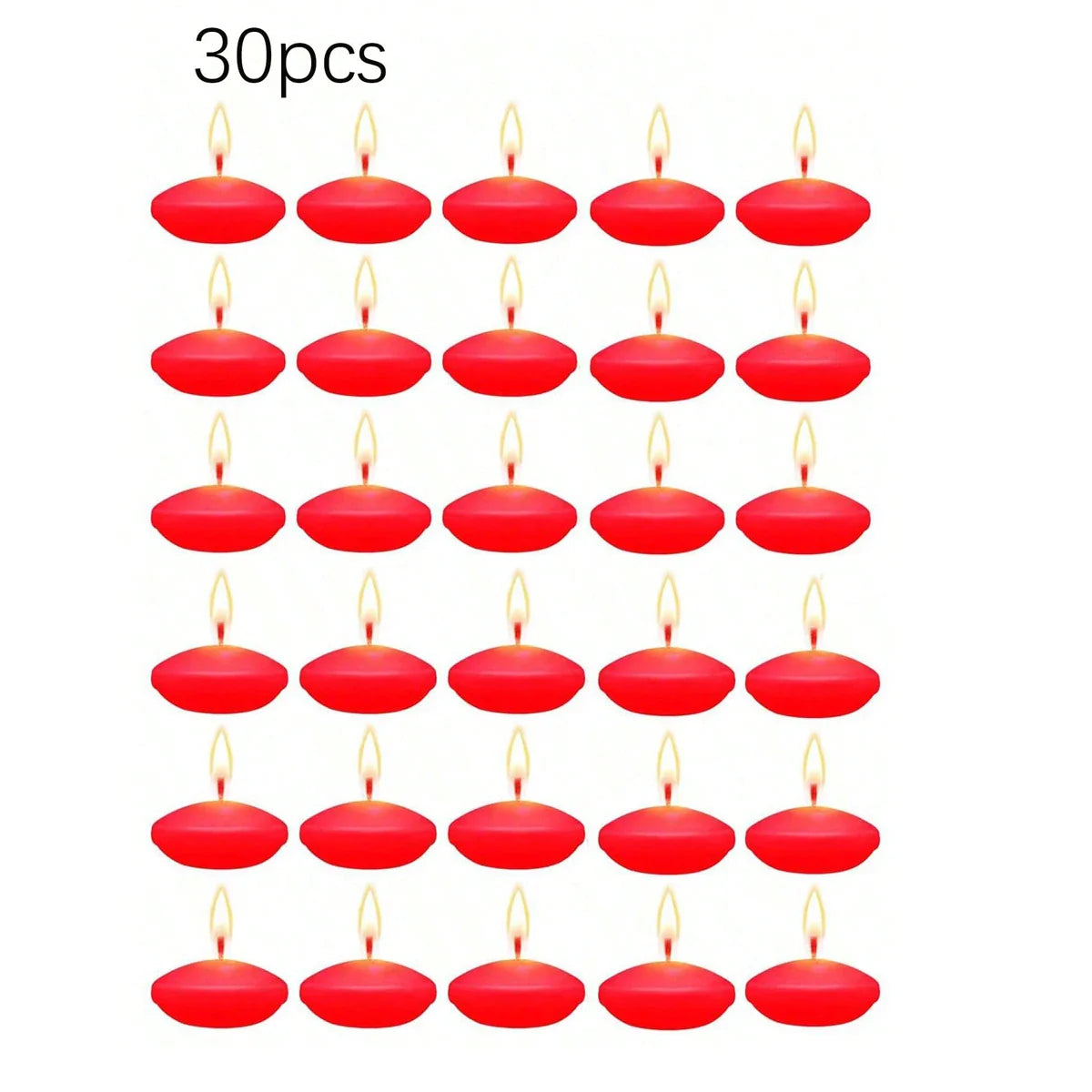 Perfecsy Mini Floating Candles Romantic Valentine'S Day Birthday Party Decoration Ideal for Weddings Festive Occasions Home F