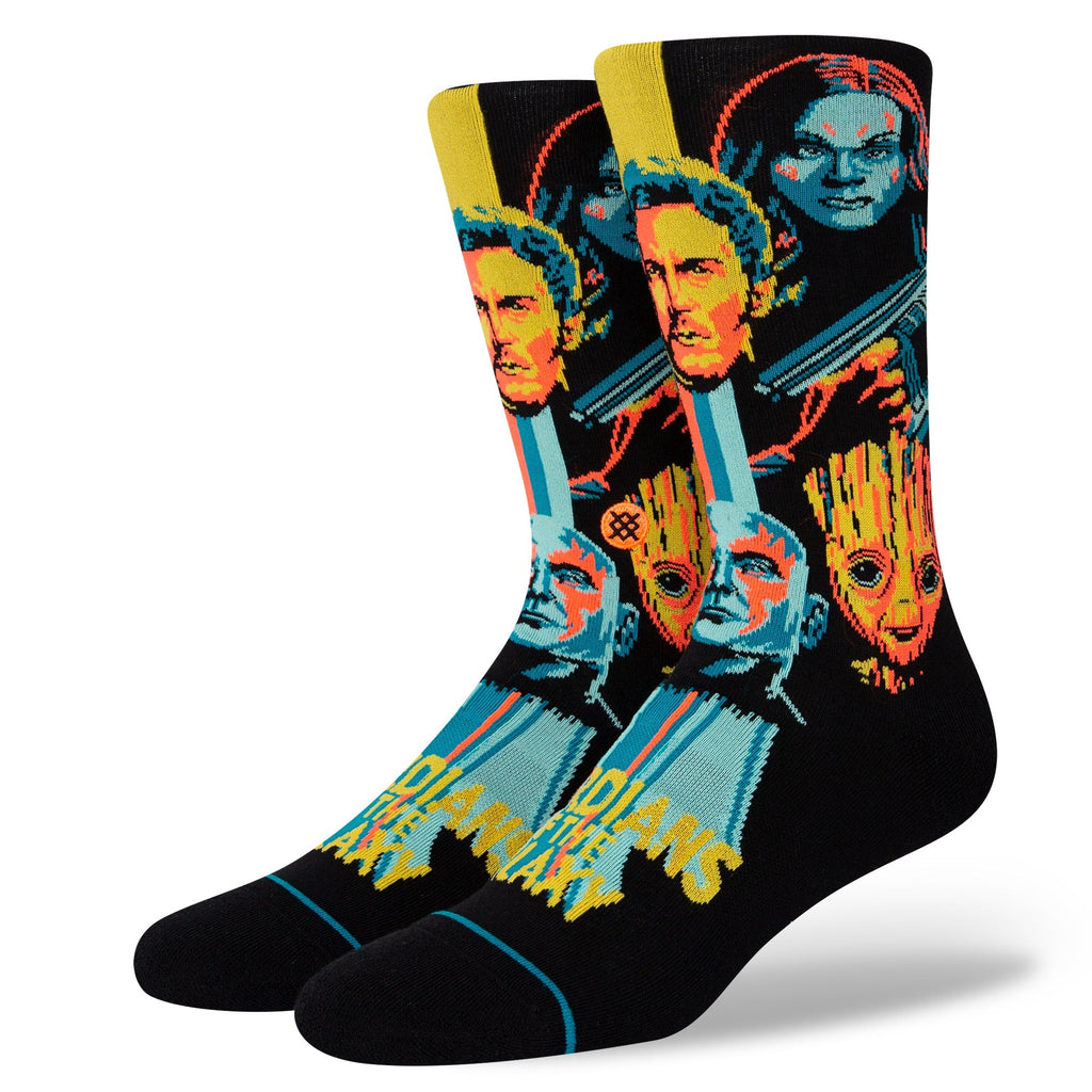 Stance Awesome Mix Kids Crew Socks - Black by Skates USA