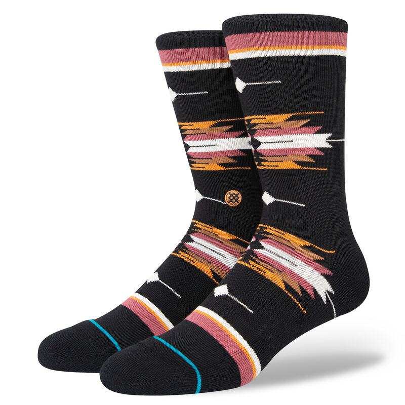 Stance Cloaked Crew Socks - Washed Black by Skates USA