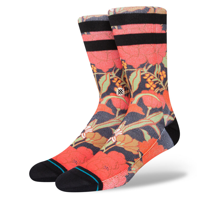 Stance Backpetal Crew Socks - Black by Skates USA