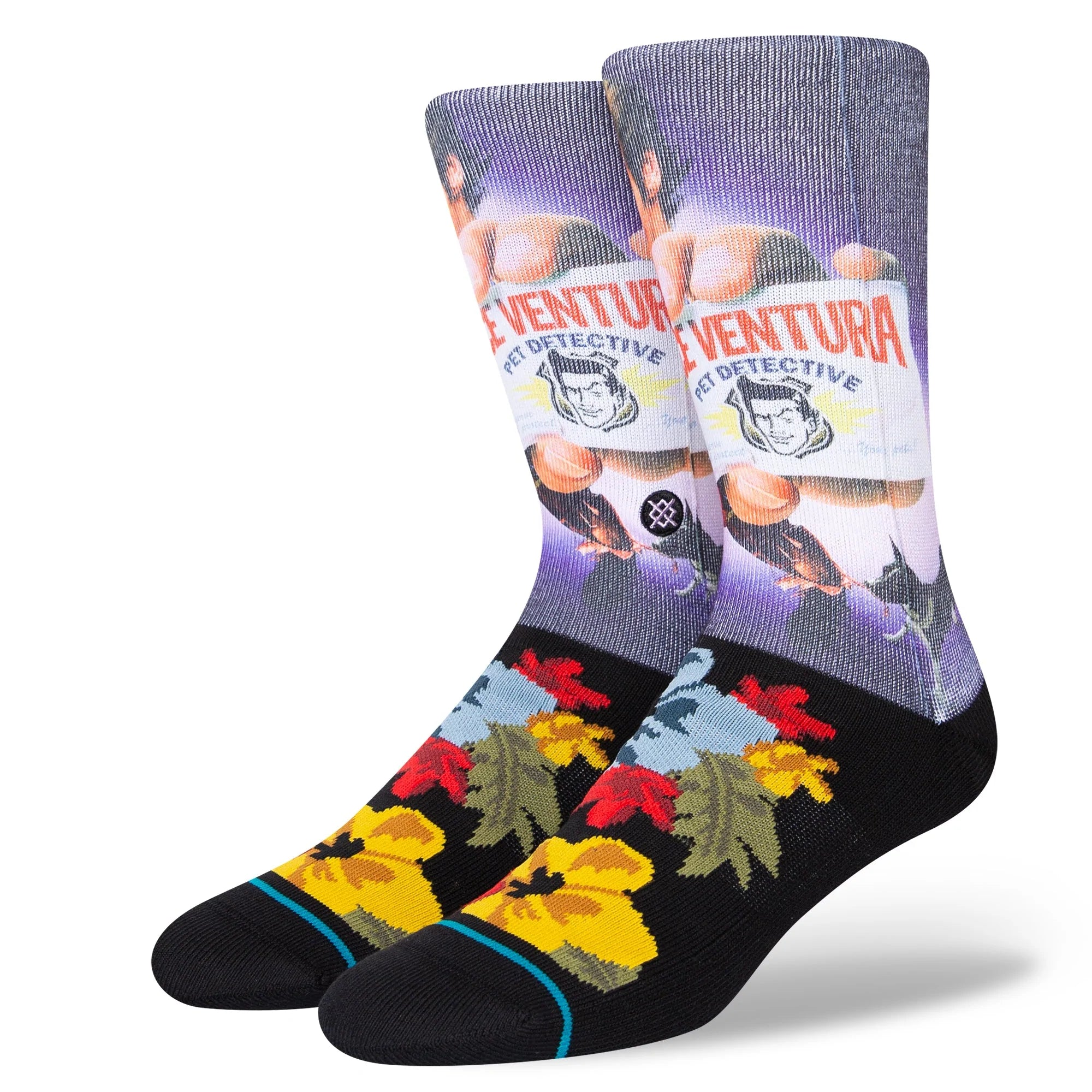 Stance Ace Ventura Pet Detective Crew Socks - Black