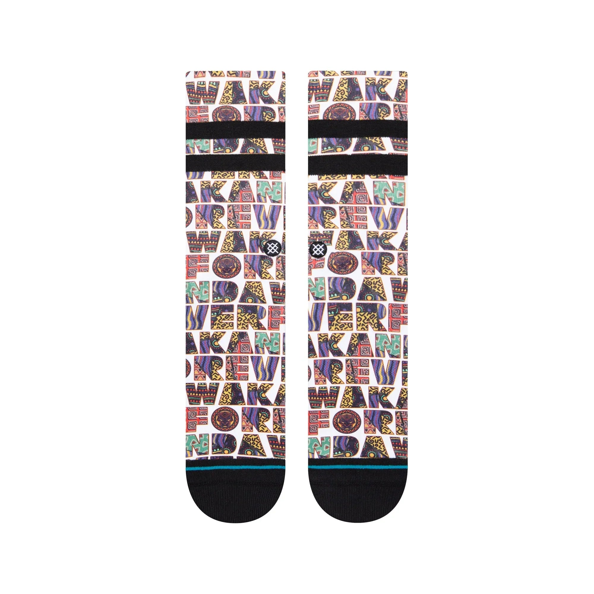Stance Black Panther Wakanda Forever Crew Socks - White