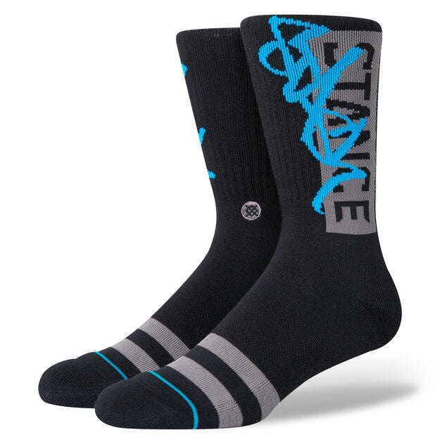 Stance Stash OG Crew Socks - Black by Skates USA