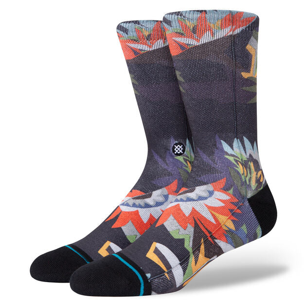 Stance La Mara Crew Socks - Black by Skates USA