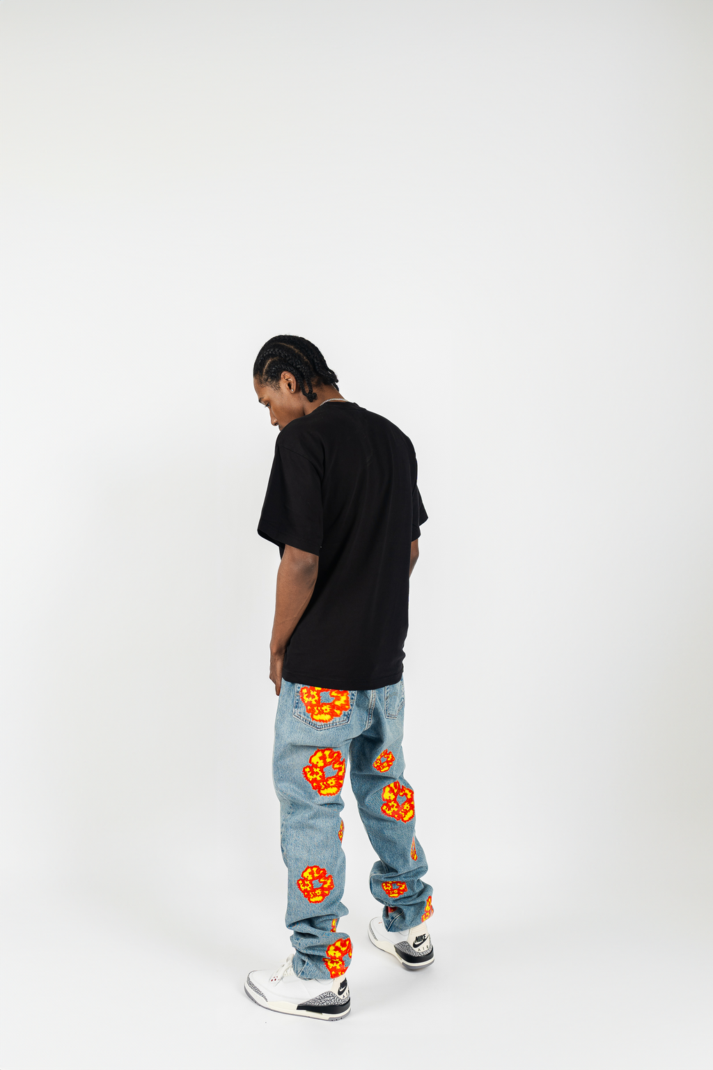 Superline Garment Dye Max Heavyweight Shirt — Superline branding close-up