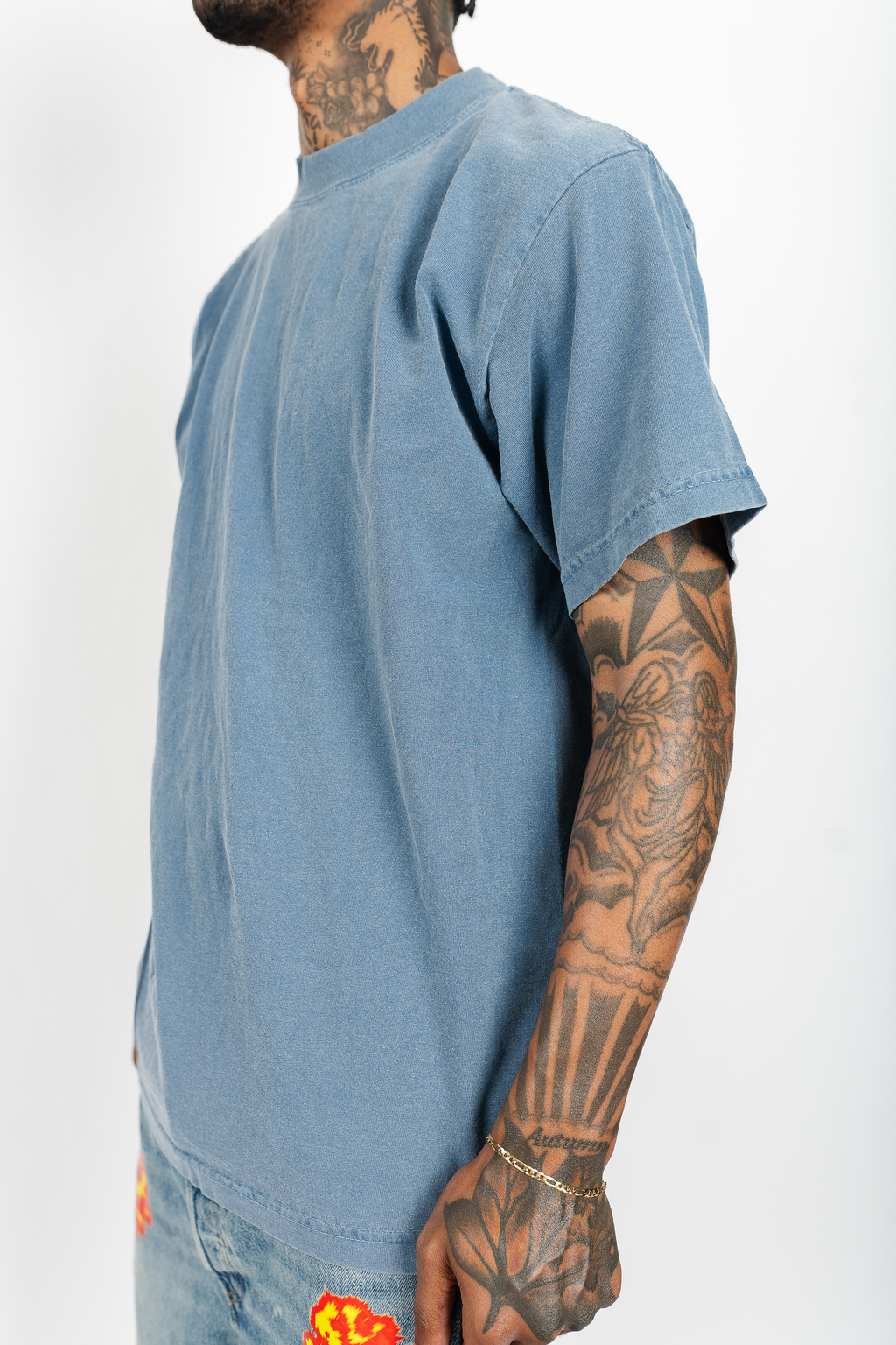 Superline Garment Dye Max Heavyweight Shirt — detail close-up