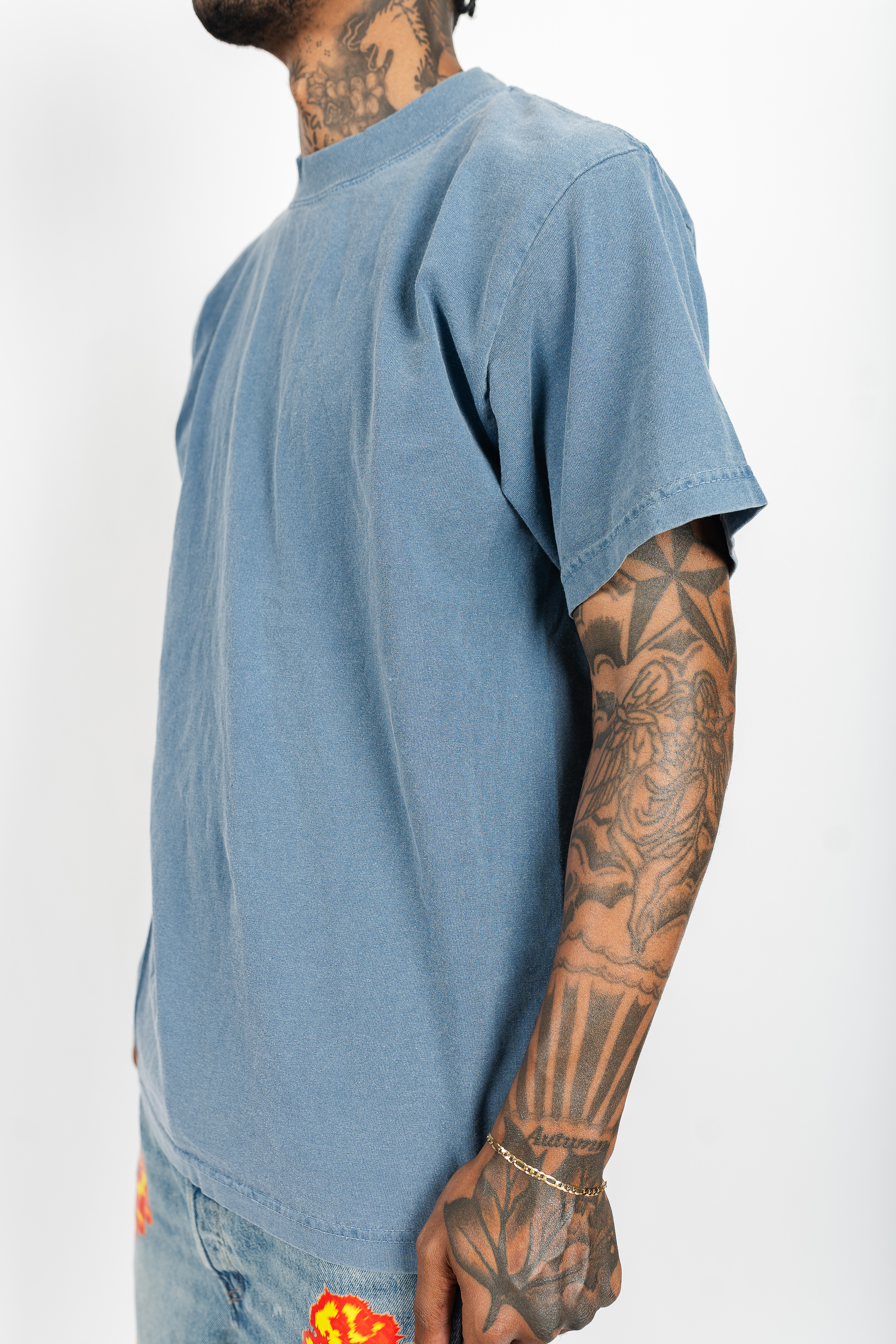 Superline Garment Dye Max Heavyweight Shirt — detail close-up