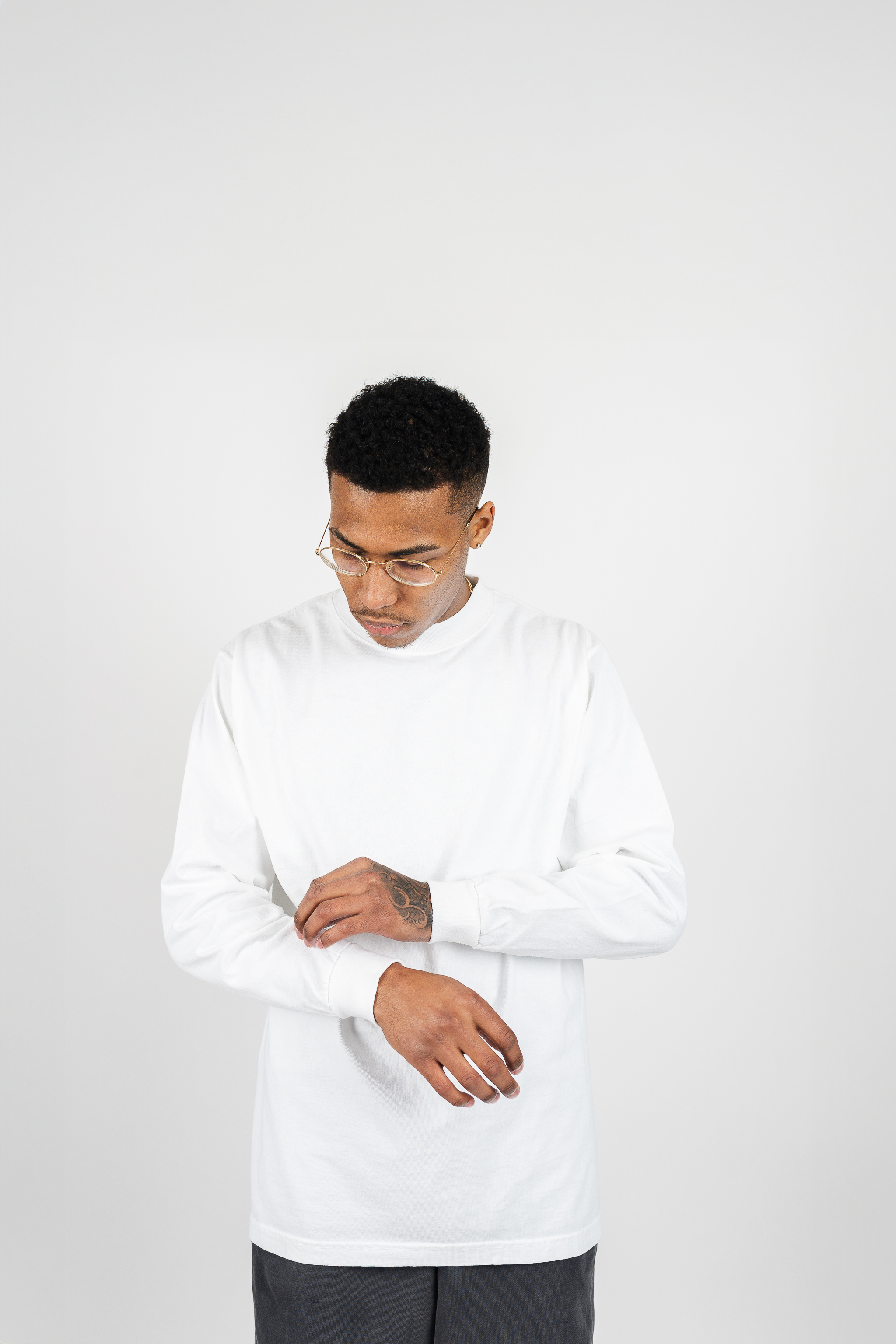 Superline Long Sleeve Garment Dye Max Heavyweight Shirt — detail shot 10