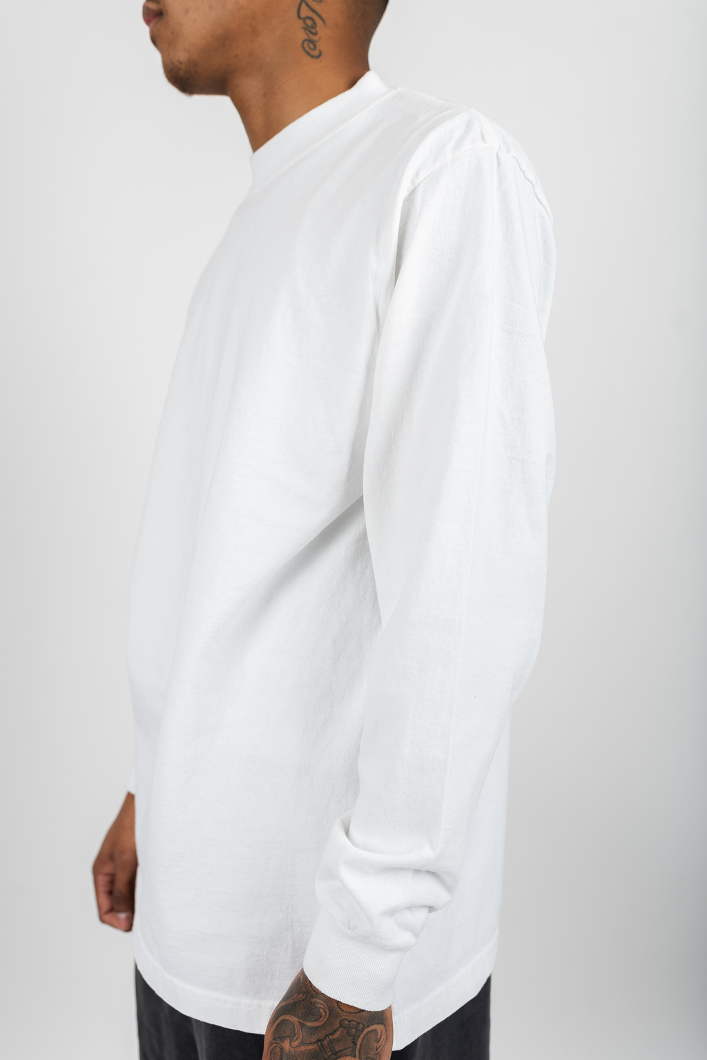 Superline Long Sleeve Garment Dye Max Heavyweight Shirt — detail shot 9